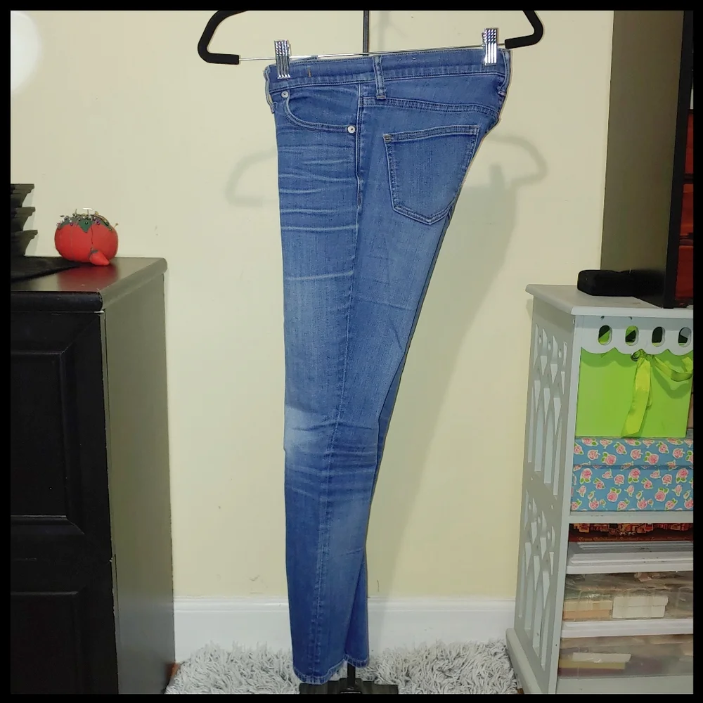Madewell High Riser Skinny Blue Jeans 27 - Picture 3 of 7